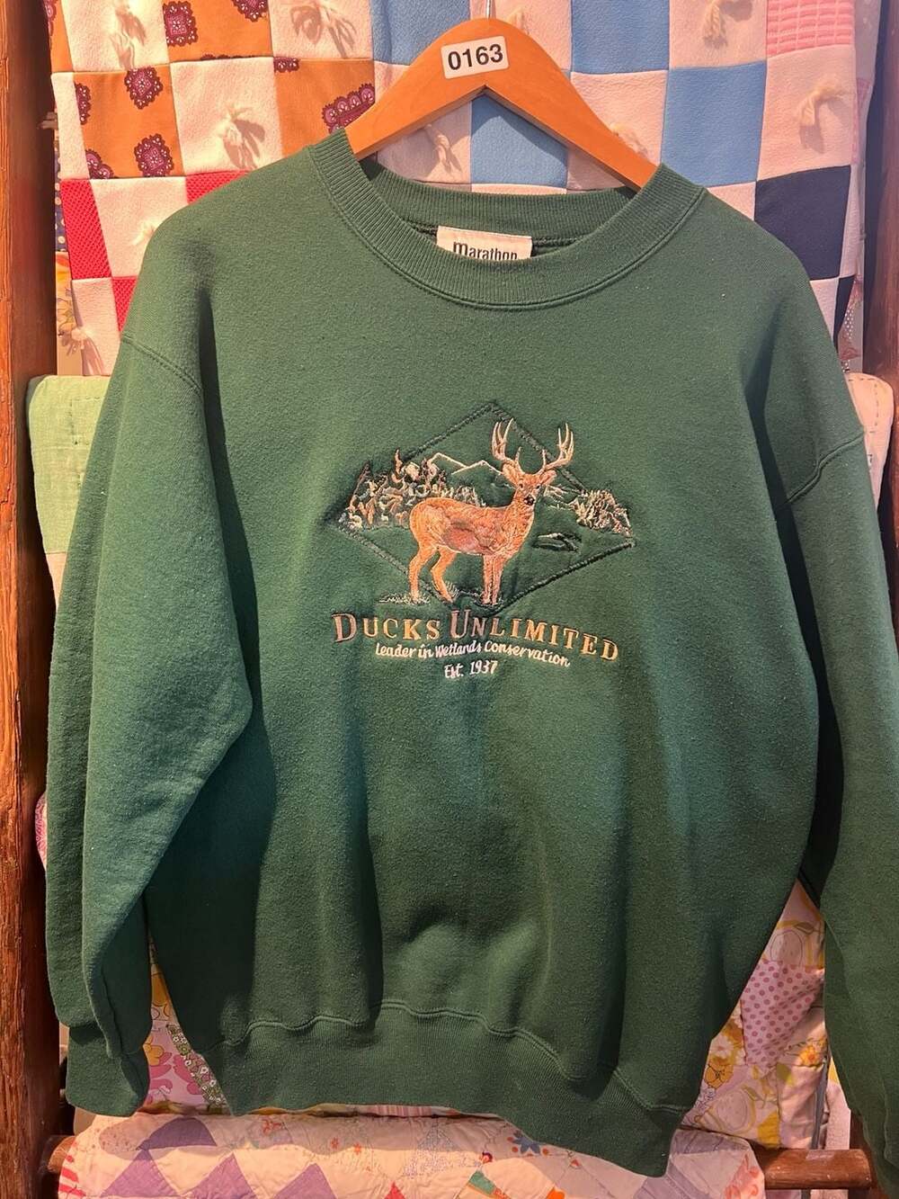 Vintage Marathon Apparel Ducks Unlimited Sweatshirt Size Medium